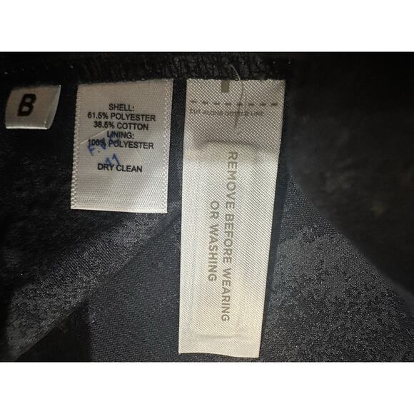 NWT LOFT Ann Taylor Women's Gray Watercolor Sleeveless Sheath Dress Size 4P NEW - Picture 11 of 13